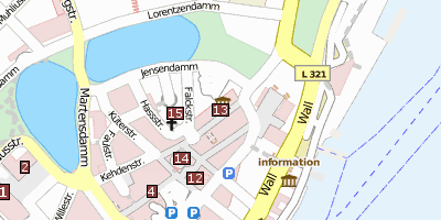 Stadtplan Warleberger Hof Kiel