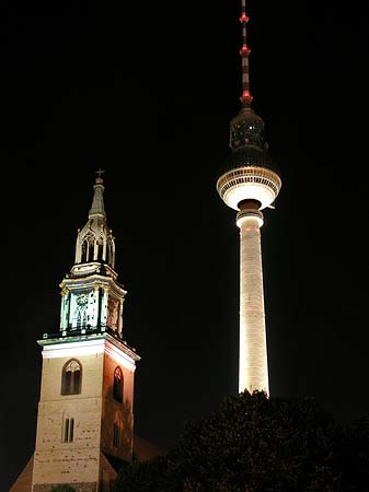 Fernsehturm und Marienkirche