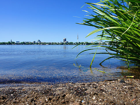 Foto Badestrand an der Außenalster