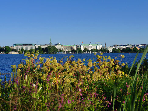 Foto Blick nach Osten von der Außenalster