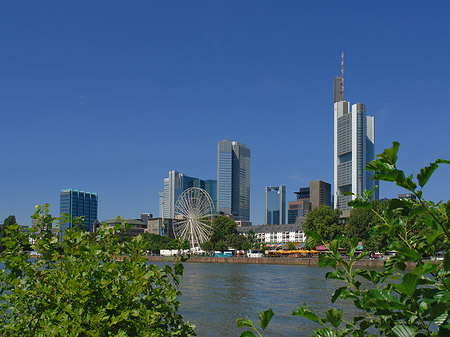 Fotos Skyline von Frankfurt mit Riesenrad | Frankfurt am Main